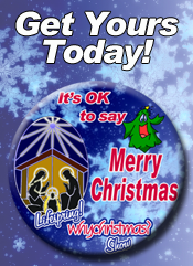 Christmas Button Wear It Proudly